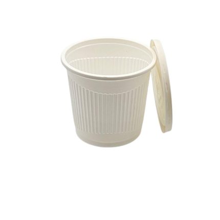 Corn Strach, Biodegradable Soup Bowl 500 ML (16.9 Oz.) (without Lid)