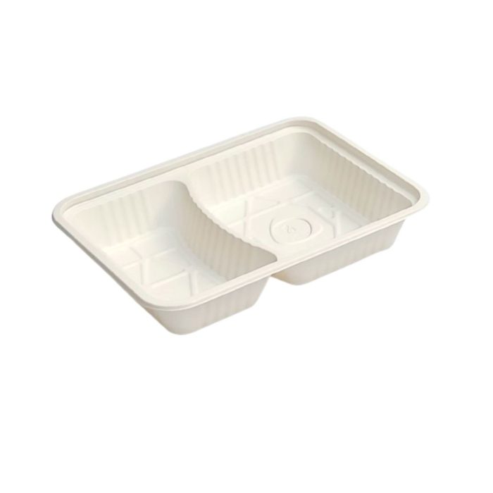 Small Bio-based Bento Boxes Two Compartment Body